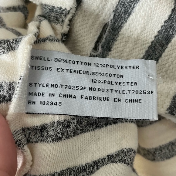 Tulle Cropped Stripe Lightweight jacket- Size L - Picture 2 of 3